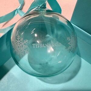 Tiffany & Co. handcrafted Christmas ornament.